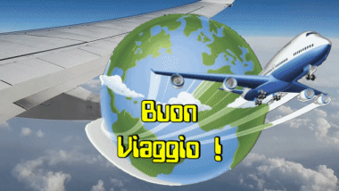 001 Fondo animado Buon Viaggio Italiano Mensajes 