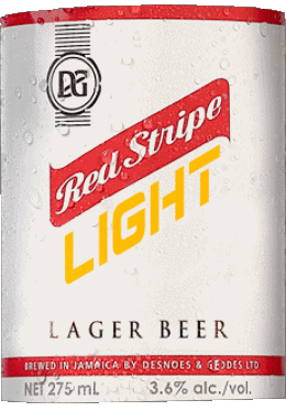 Light-Light Red Stripe Jamaica Beers Drinks 