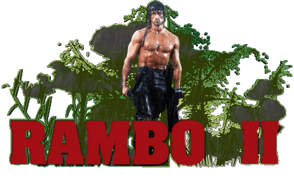 Logo First blood part 2 Rambo Cinéma International Multi Média 