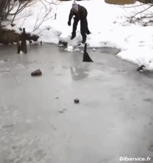 Fail Sobre el hielo GENTE Humor - Fun 