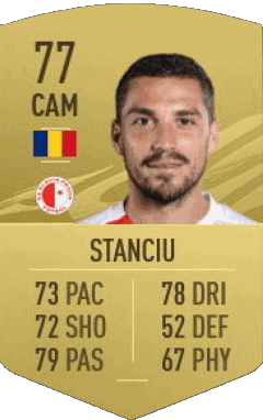 Nicolae Stanciu Roumanie F I F A - Joueurs Cartes Jeux Vidéo Multi Média 