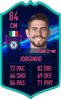 Luiz Frello Filho Jorge - Jorginho Italie F I F A - Joueurs Cartes Jeux Vidéo Multi Média 