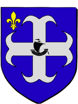 Blason-Blason SAINTE MARIE 974 Départements - Villes France Drapeaux 