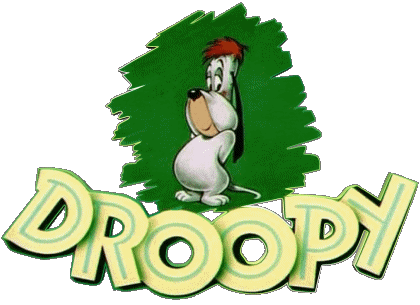 Droopy Logo Tex Avery Dessins Animés TV Cinéma Multi Média 