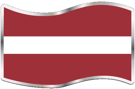 Rectangle Latvia Europe Flags 