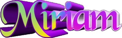Miriam M FEMININ - Italie Prénoms 