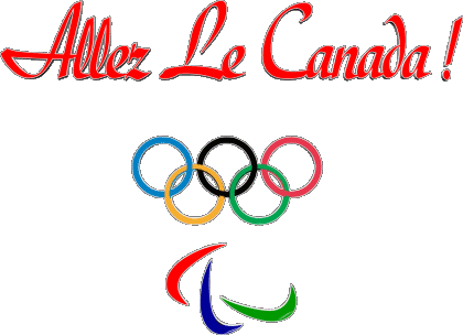 Jeux Olympiques Allez Le Canada Francese Messagi 