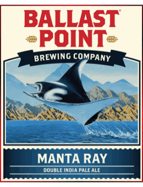 Manta Ray-Manta Ray Ballast Point USA Bier Getränke 