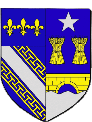 Blason-Blason PONT SAINTE MARI 10 Départements - Villes France Drapeaux 