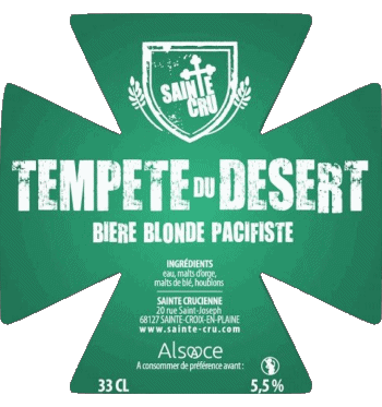 Tempete du desert-Tempete du desert Sainte Cru France mainland Beers Drinks 