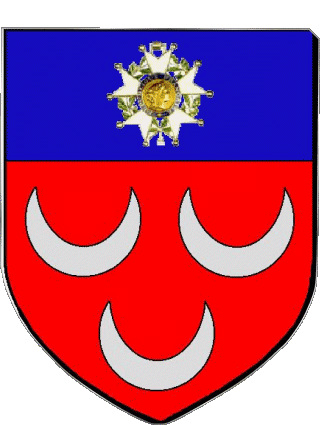 Wappen-Wappen CHATEAUDUN 28 Abteilungen - Städte Frankreich Fahnen 