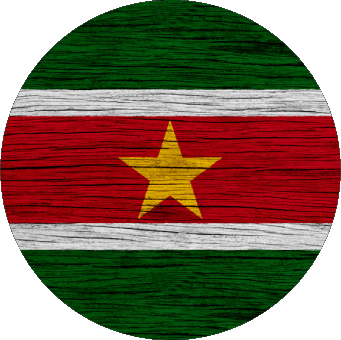 Tondo Suriname America Bandiere 