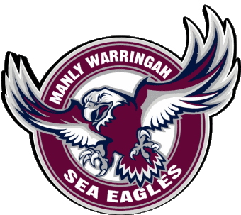 Manly Warringah Sea Eagle Australia Rugby - Clubes Mundo - Logotipo Deportes 
