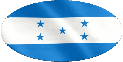Ovale Honduras America Bandiere 