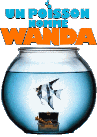 Logotipo Francés Un Pez Llamado Wanda Películas Internacional Multimedia 