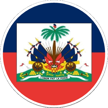 Rond Haiti America Bandiere 
