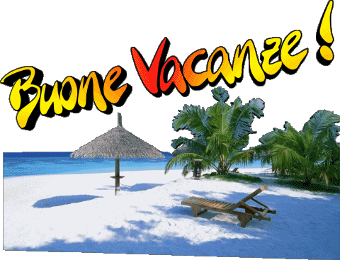 28 Sfondo trasparente Buone Vacanze Italiano Messagi 