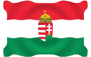 Ondulation Hongrie Europe Drapeaux 