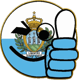 Smiley - OK Saint Marin Europe Drapeaux 