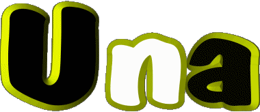 Una U FEMENINO - UK - USA - IRL - AUS - NZ Nombre 