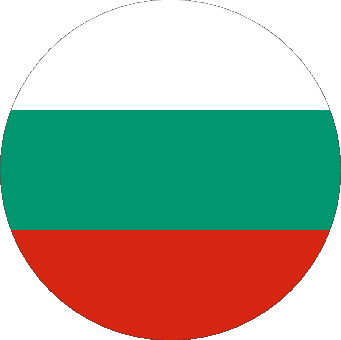 Tondo Bulgaria Europa Bandiere 