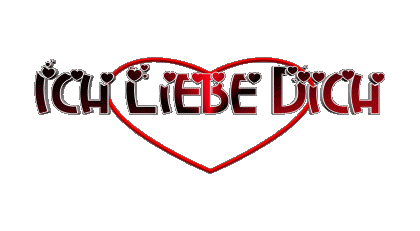 Corazón Ich Liebe Dich Alemán Mensajes 