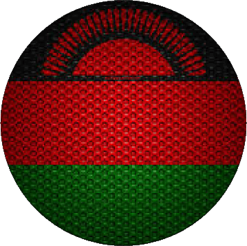 Rond Malawi Afrique Drapeaux 