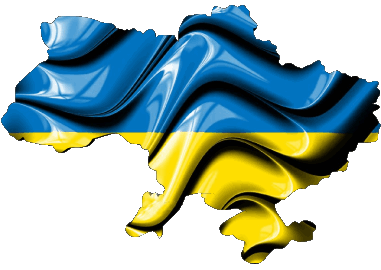 Map Ukraine Europe Flags 