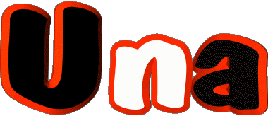 Una U FEMININE - UK - USA - IRL - AUS - NZ First Names 