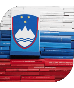 Carré Slovénie Europe Drapeaux 