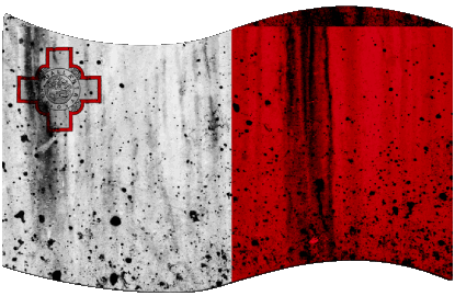 Rectángulo Malta Europa Banderas 