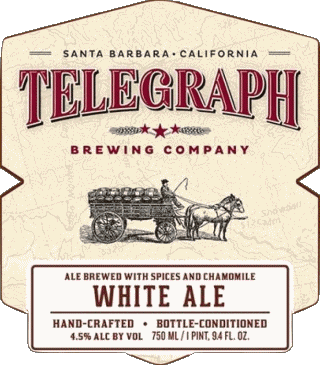 White ale-White ale Telegraph Brewing USA Bières Boissons 