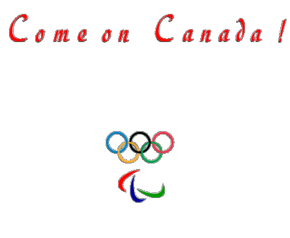 Olympic Games Come on Canada Anglais Messages 