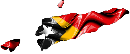 Map East Timor Asia Flags 