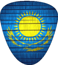 Vario Kazakistan Asia Bandiere 