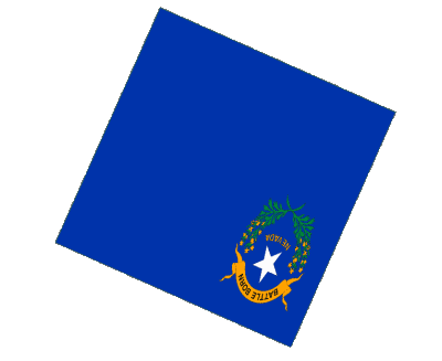 Esfera - Cubo Nevada U.S.A - Estados América Banderas 