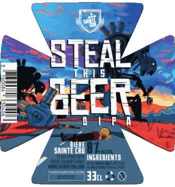 Steal this beer-Steal this beer Sainte Cru Francia continentale Birre Bevande 