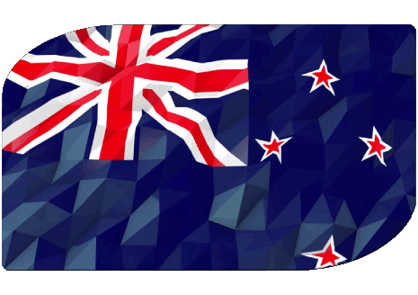 Rectangle Nouvelle-Zélande Océanie Drapeaux 