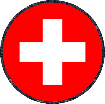 Rond Suisse Europe Drapeaux 