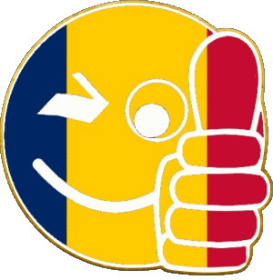 Smiley - OK Chad África Banderas 