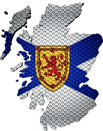 Mapa Escocia Europa Banderas 