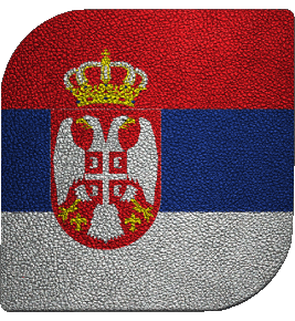 Square Serbia Europe Flags 