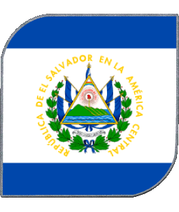 Plaza El Salvador América Banderas 