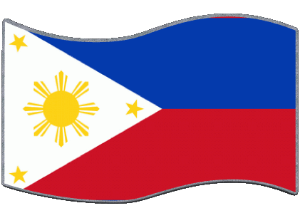 Rectangle Philippines Asia Flags 