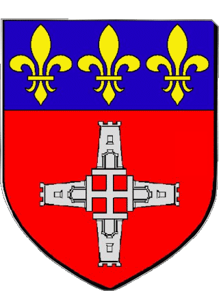 Blason-Blason MARMANDE 47 Départements - Villes France Drapeaux 