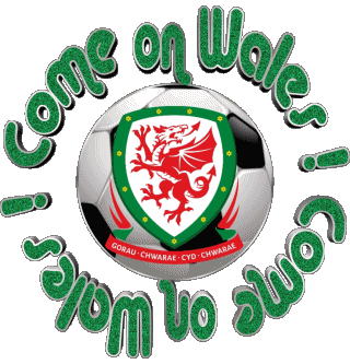 Soccer Come on Wales Anglais Messages 