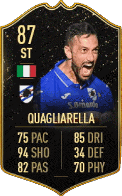 Fabio Quagliarella Italien F I F A - Karten Spieler Videospiele Multimedia 