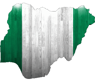 Map Nigeria Africa Flags 