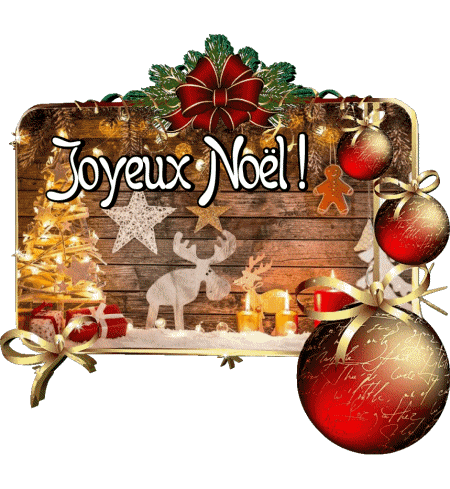 Serie 13 Joyeux Noël Francese Messagi 