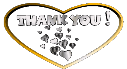 Cuore Thank You Inglese Messagi 